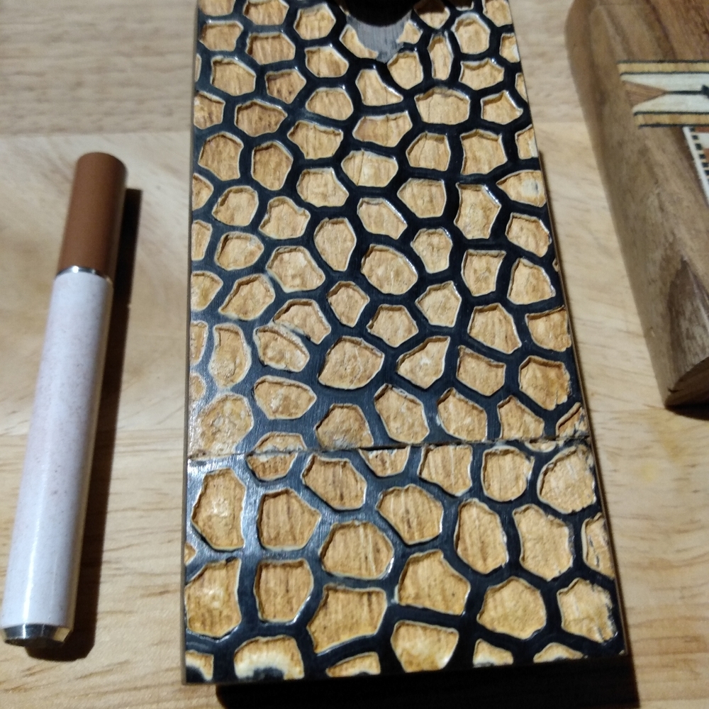 Large dugout with bat